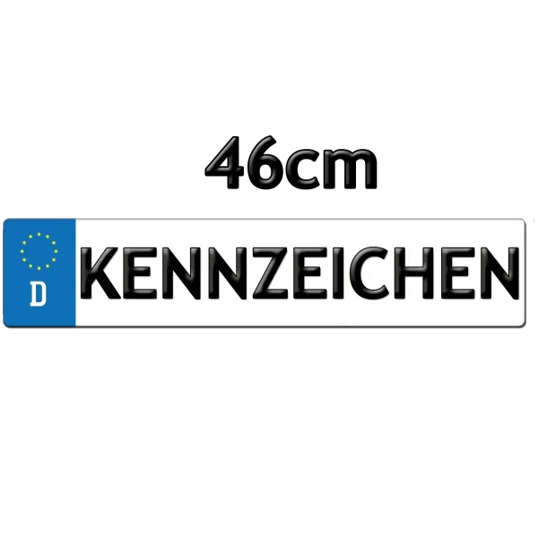 Kfz Kennzeichen 46cm