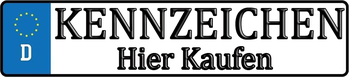 kennzeichen hier kaufen